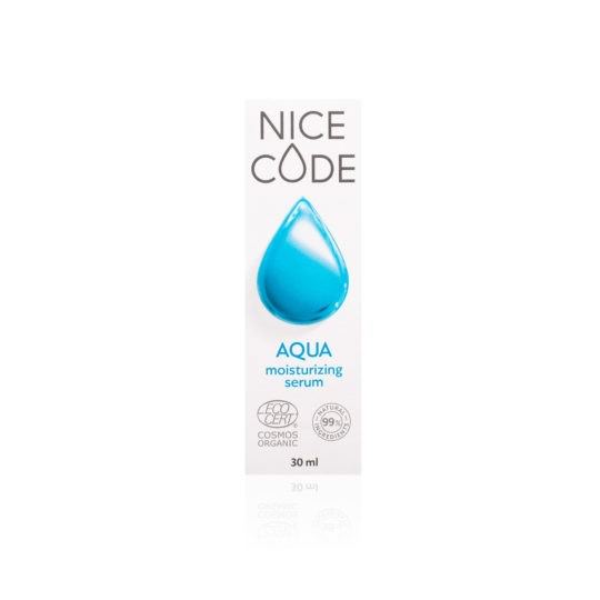 Увлажняющая сыворотка для лица «AQUA» Nice Code, 30 мл